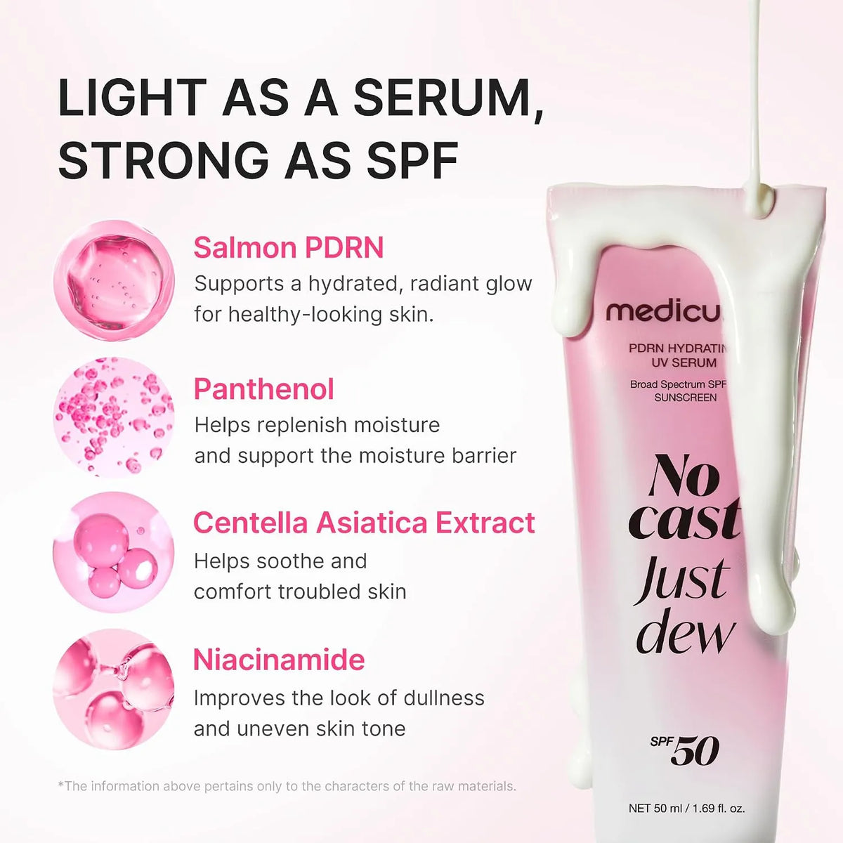 PDRN Hydrating UV Serum SPF50+ PA++++