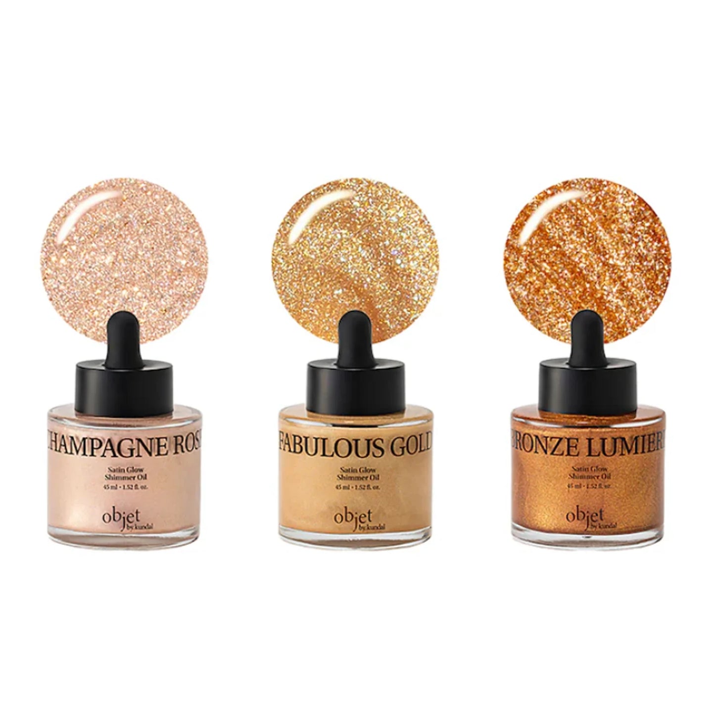 OBJET by Kundal Satin Glow Shimmer Oil Bronze Lumier - Shimmer Oil Σώματος