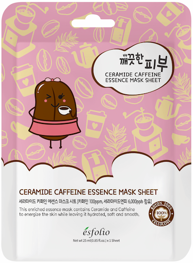 Pure Skin Ceramide Caffeine Essence Mask Sheet - Ενυδατική μάσκα