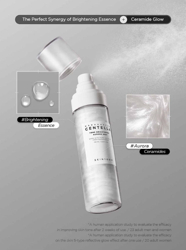 Madagascar Centella Tone Brightening Aurora Mist – Ενυδατικό Face Mist Λάμψης & Ομοιόμορφου Τόνου