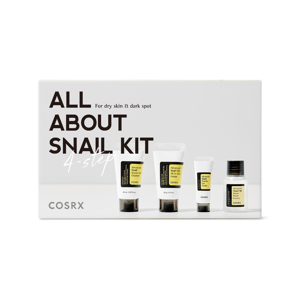 All About Snail Kit - Σετ ρουτίνας περιποίησης με έκκριμα σαλιγκαριού