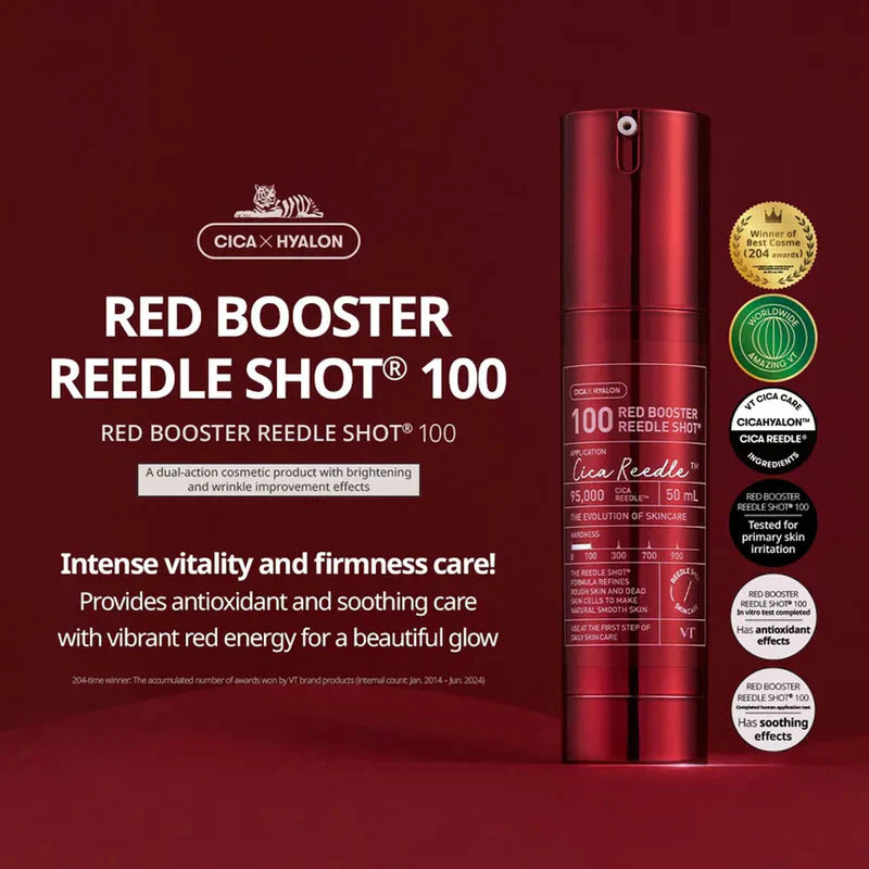 Red Booster Reedle Shot 100 - Premium αντιρυτιδική και αναπλαστική φροντίδα με τεχνολογία Reedle Shot