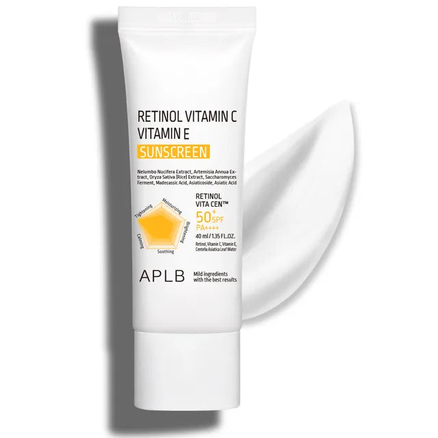 Retinol Vitamin C Vitamin E Sunscreen SPF 50+ PA++++ 