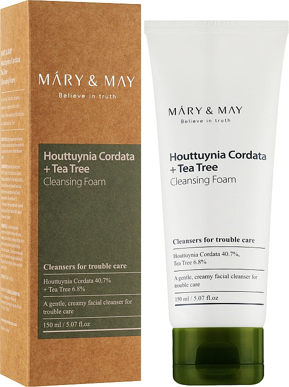 Houttuynia Cordata + Tea Tree Cleansing Foam