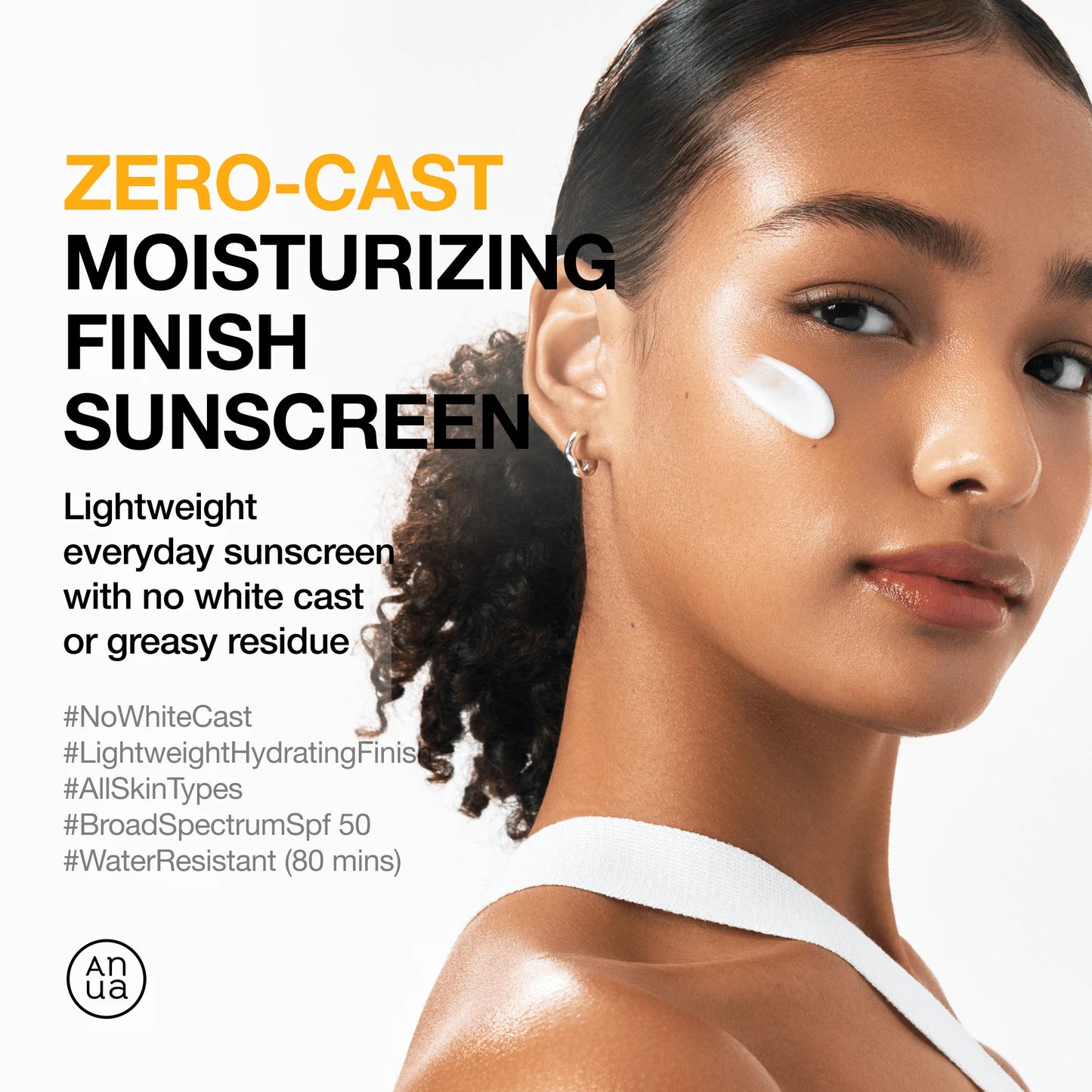 Zero-Cast Moisturizing Finish Sunscreen SPF50+