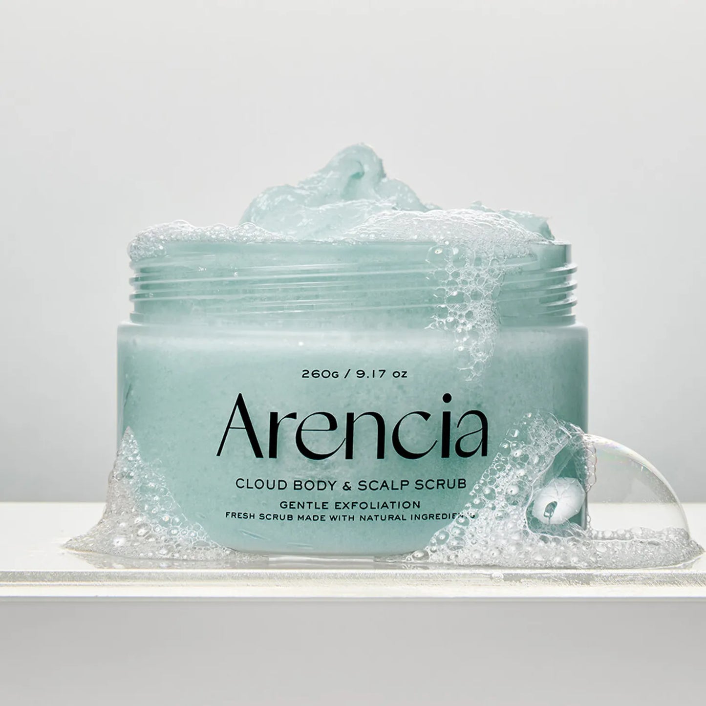 Fresh Cloud Body & Scalp Scrub French Mint & Lily - Απολεπιστικό Scrub Σώματος & Κεφαλιού - Μέντα & Κρίνο