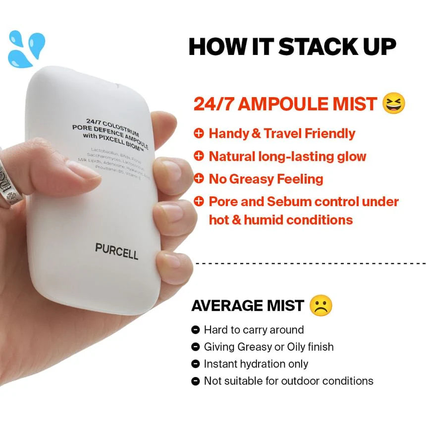 24/7 Colostrum Pore Defence Ampoule- Σπρέυ με αποτέλεσμα σύσφιξης πόρων που διαρκεί