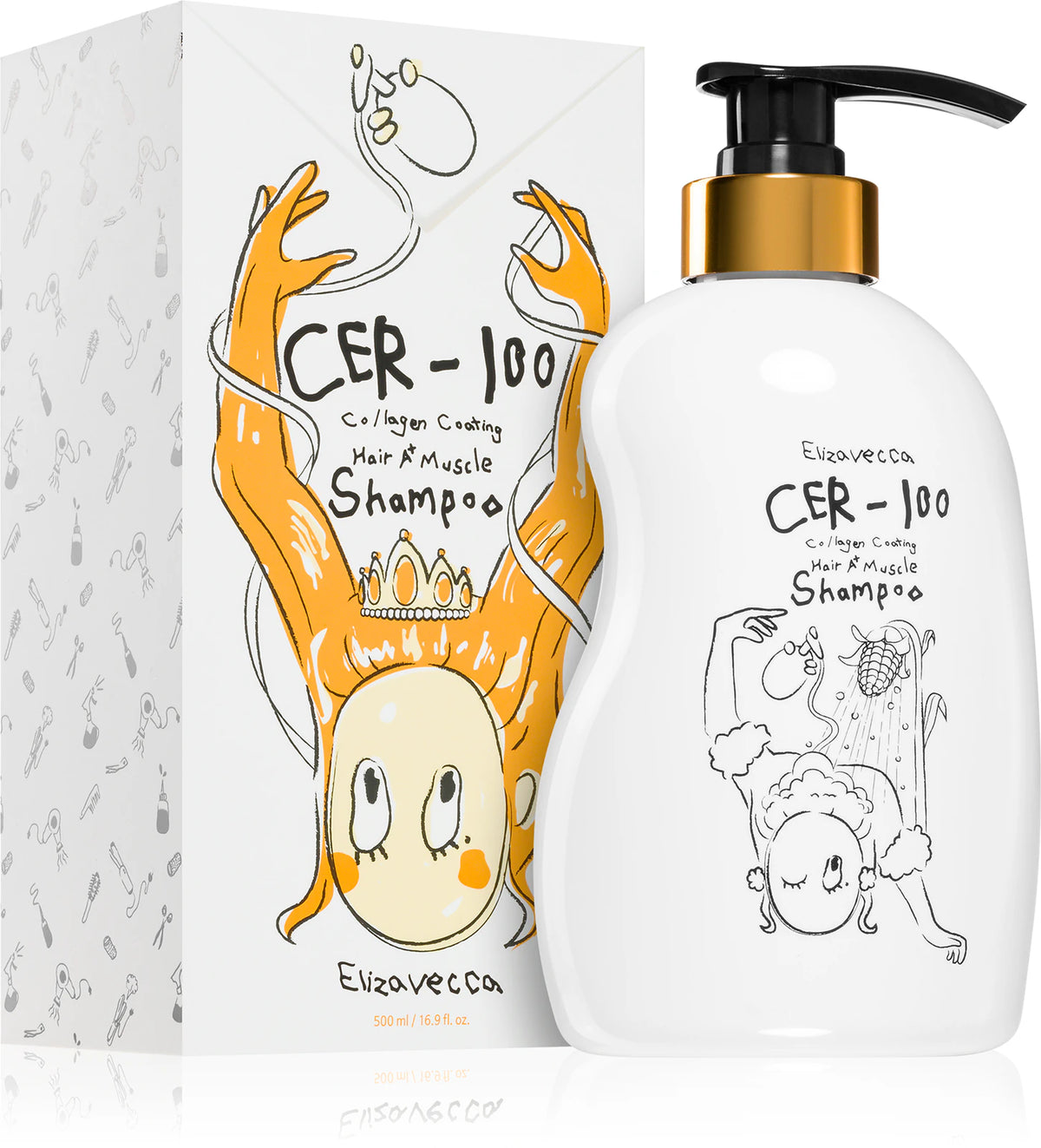 CER-100 Collagen Coating Hair A+ Muscle Shampoo – Σαμπουάν Ενδυνάμωσης & Ενυδάτωσης με Κολλαγόνο και Κεραμίδια
