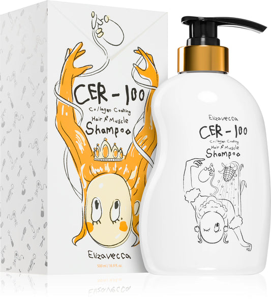 CER-100 Collagen Coating Hair A+ Muscle Shampoo – Σαμπουάν Ενδυνάμωσης & Ενυδάτωσης με Κολλαγόνο και Κεραμίδια