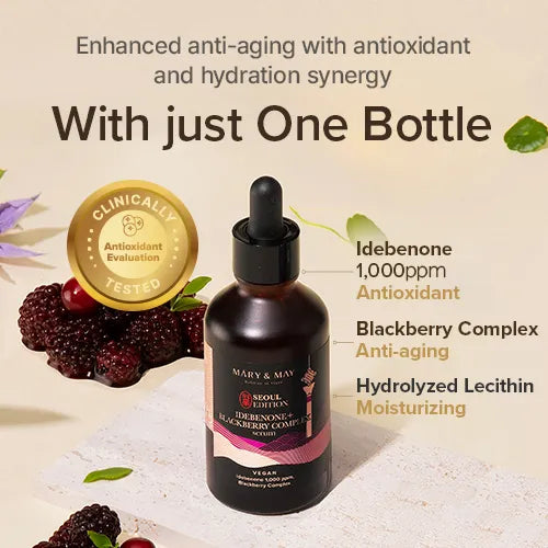 Idebenone + Blackberry Complex Serum 80ml - Αντιοξειδωτικός ορός για αντιμετώπιση των σημαδιών γήρανσης
