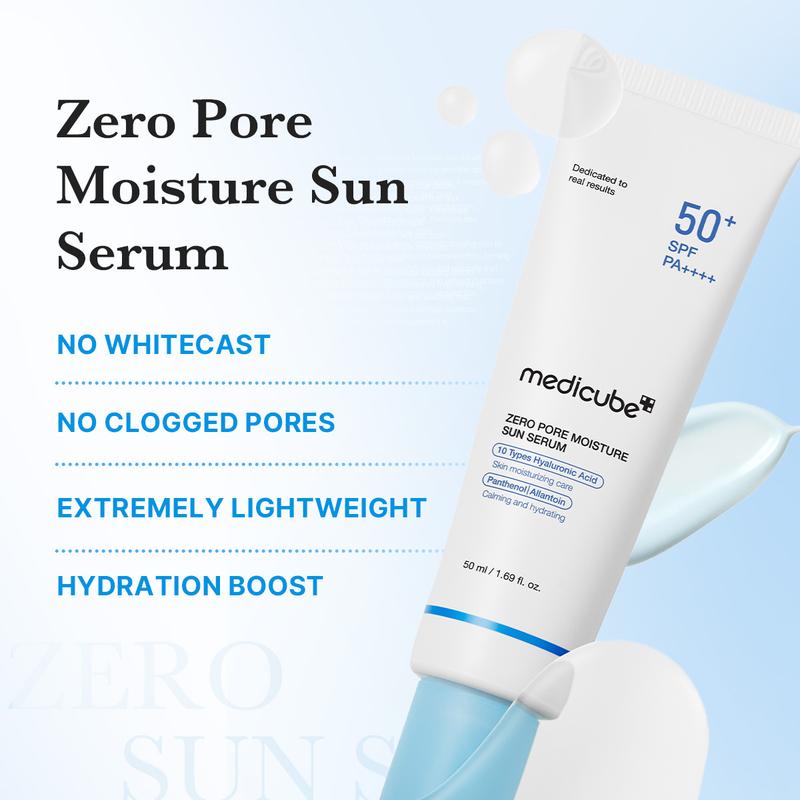 Zero Pore Moisture Sun Serum SPF50+ PA++++ - Αντηλιακός ορός Προσώπου Ενυδάτωσης & Σύσφιξης Πόρων