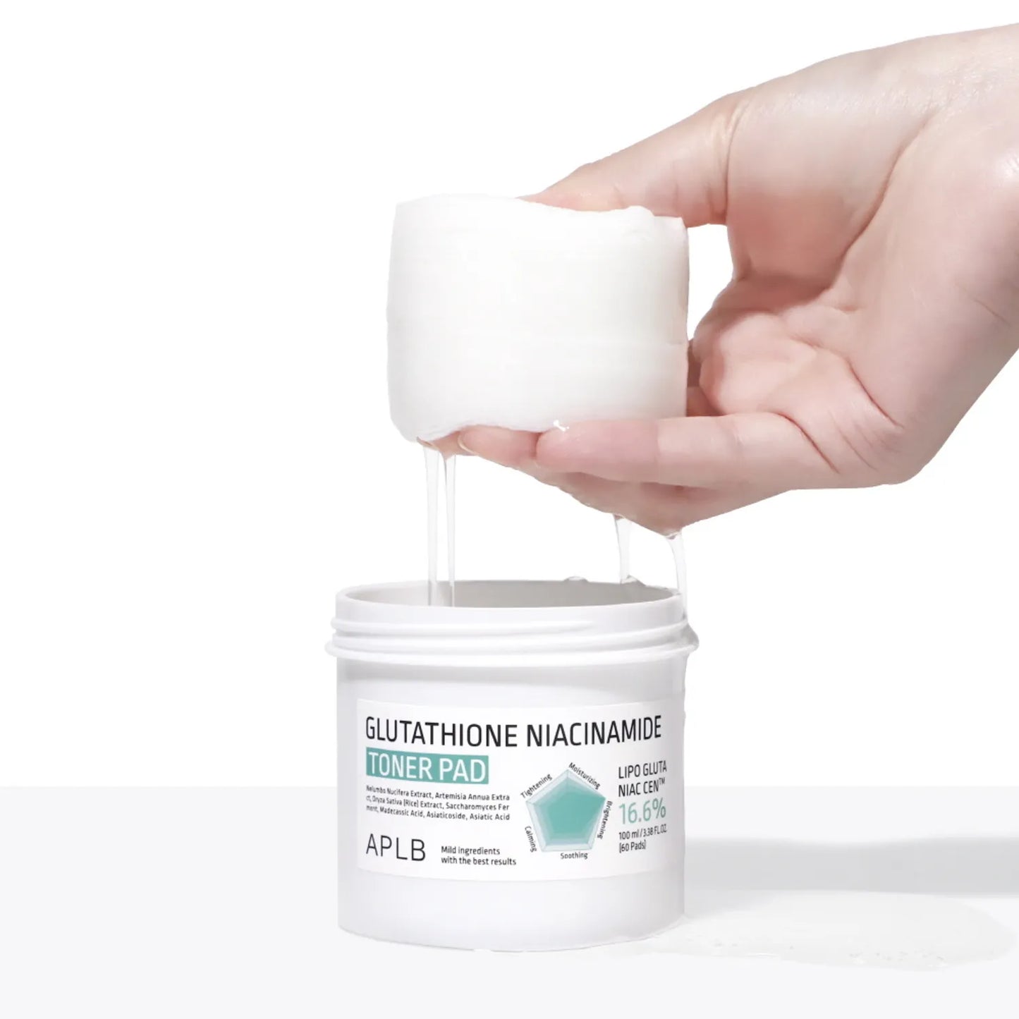 Glutathione Niacinamide Toner Pad - Ενυδατικά pads με Γλουταθειόνη & Νιασιναμίδη