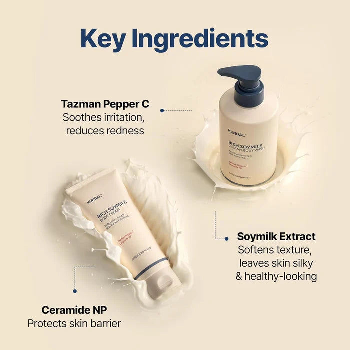 Rich Soymilk Body Cream Mellow Vanilla - Πλούσια Ενυδατική Κρέμα Σώματος με Soymilk & Ceramides