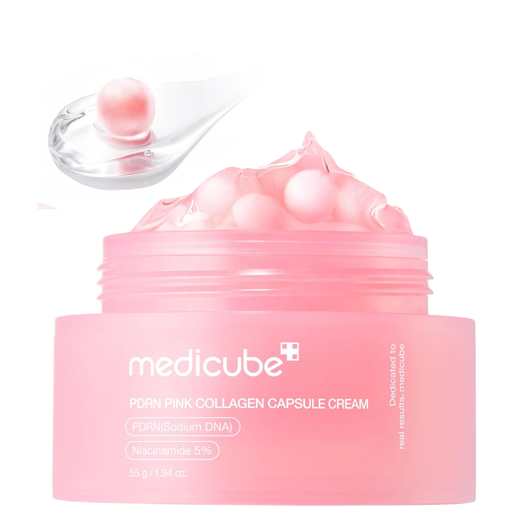 PDRN Pink Collagen Capsule Cream - Κρέμα με Κάψουλες PDRN & Κολλαγόνου για Λάμψη & Ομοιόμορφο Τόνο