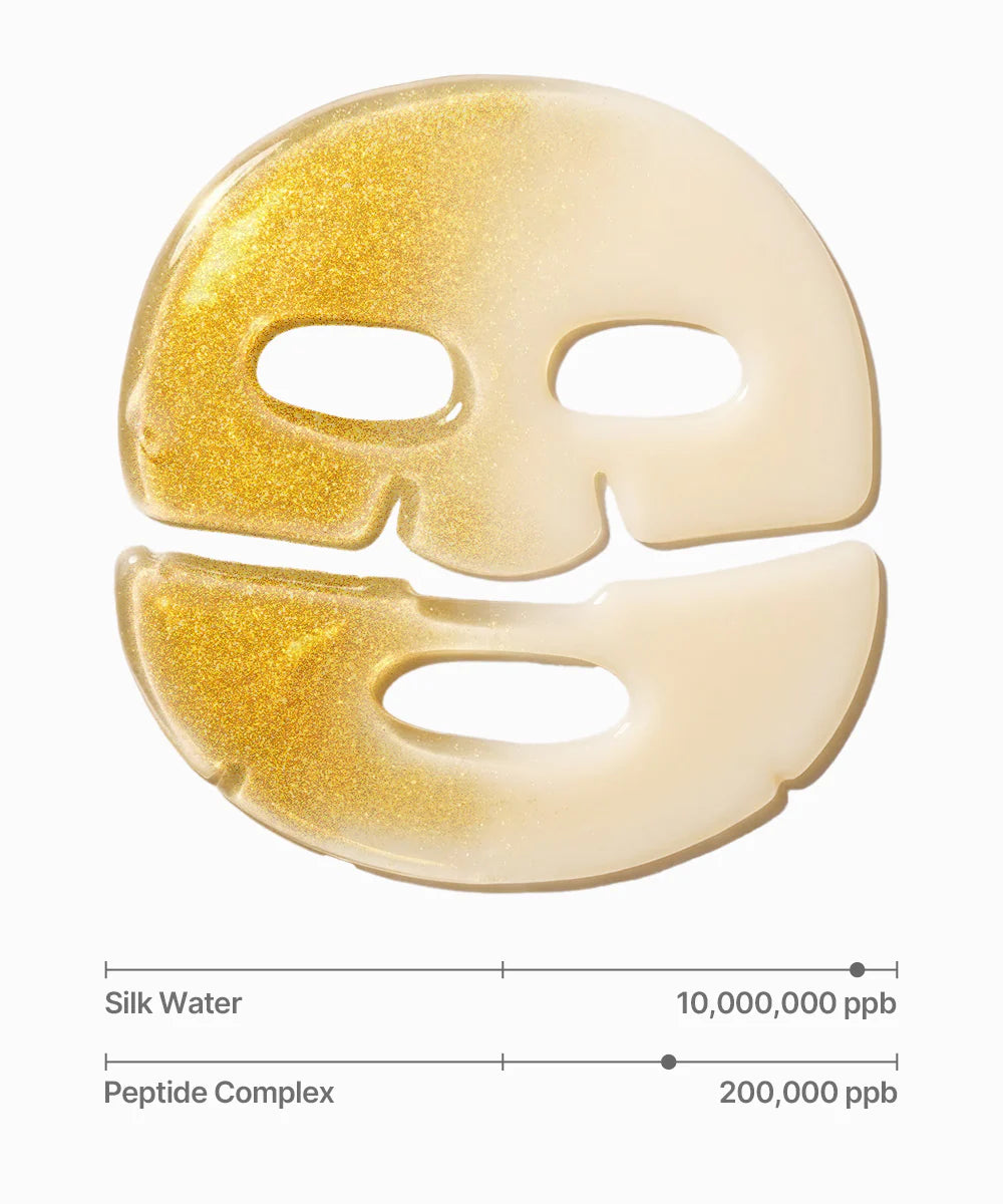 Silk Peptide EGF Gold Mask - Μάσκα Προσώπου Νυχτερινής Ανόρθωσης με 24Κ Χρυσό, Πεπτίδια & EGF