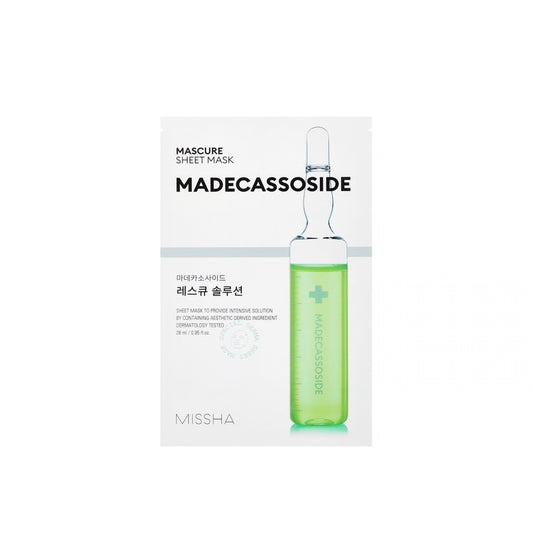 Mascure Rescue Madecassoside Sheet Mask - Μάσκα Εντατικής Επανόρθωσης