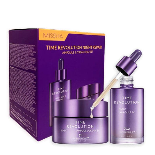 Time Revolution Night Repair Duo Set - Σετ κορυφαίας θεραπείας αντιγήρανσης με προβιοτικά πέμπτης γενιάς