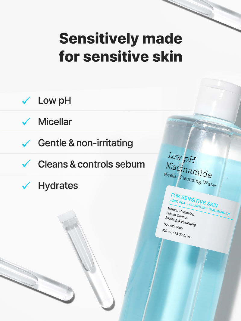 Low pH Niacinamide Micellar Cleansing water