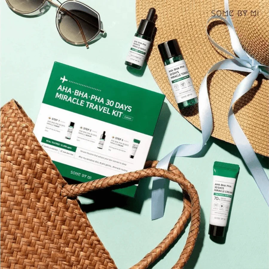 AHA-BHA-PHA Miracle Travel Kit - Σετ 3 προϊόντων για ακμή