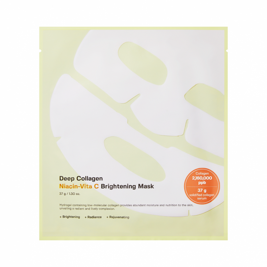 Deep Collagen Niacin Vita C Brightening Mask - Gel Μάσκα για σύσφιξη και εξομάλυνση τόνου δέρματος