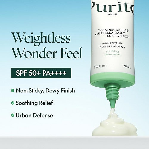 Wonder Releaf Centella Daily Sun Lotion SPF50+/PA++++ - Αντηλιακή λοσιόν ευρέως φάσματος προστασίας