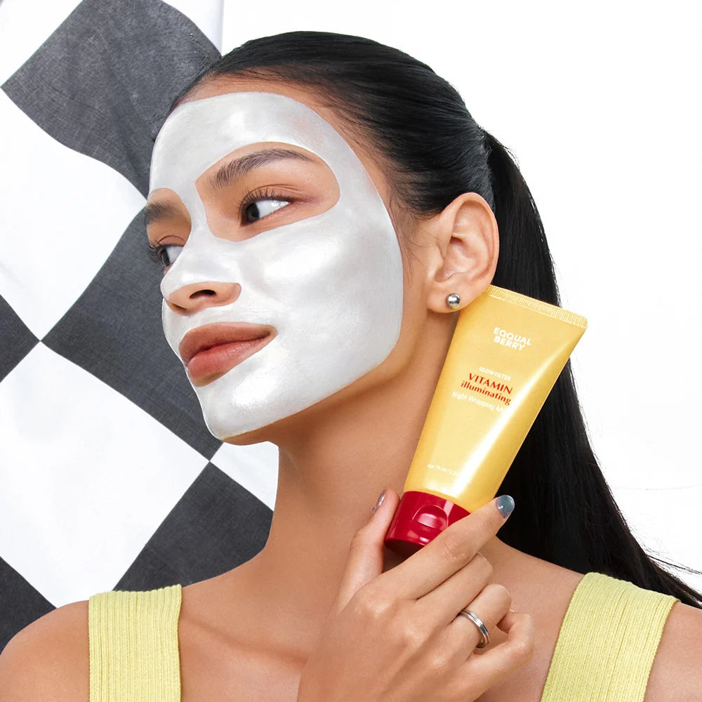 Vitamin Illuminating Night Wrapping Mask – Μάσκα Νύχτας Λάμψης Peel-Off με 65% Acerola Water, Βιταμίνη C & Νιασιναμίδη
