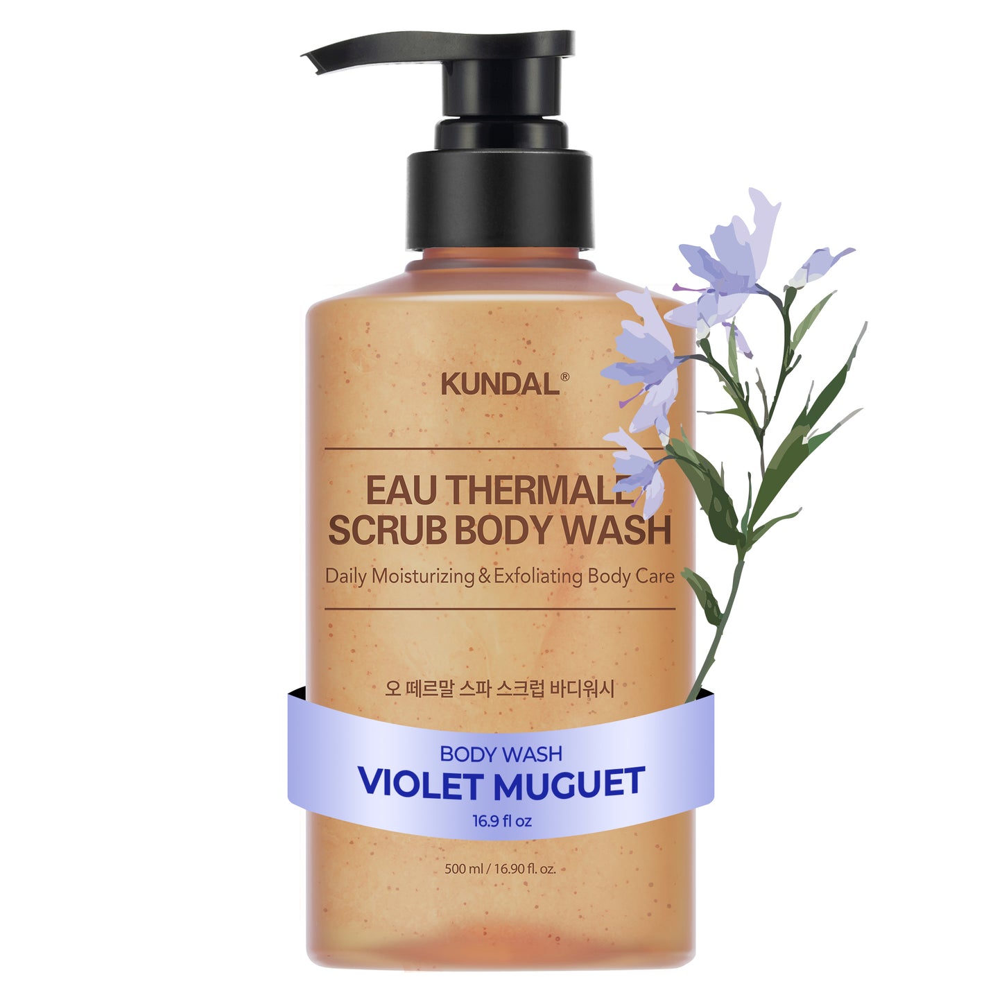 Eau Thermale Scrub Body Wash Violet Muguet